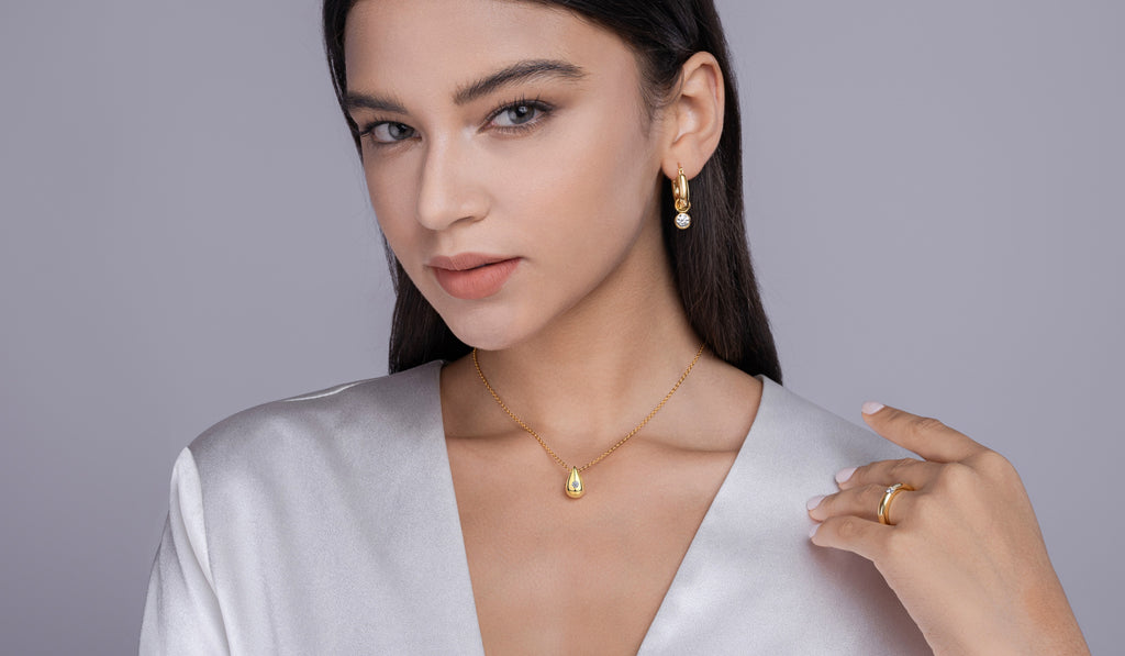 Golden Drop Necklace