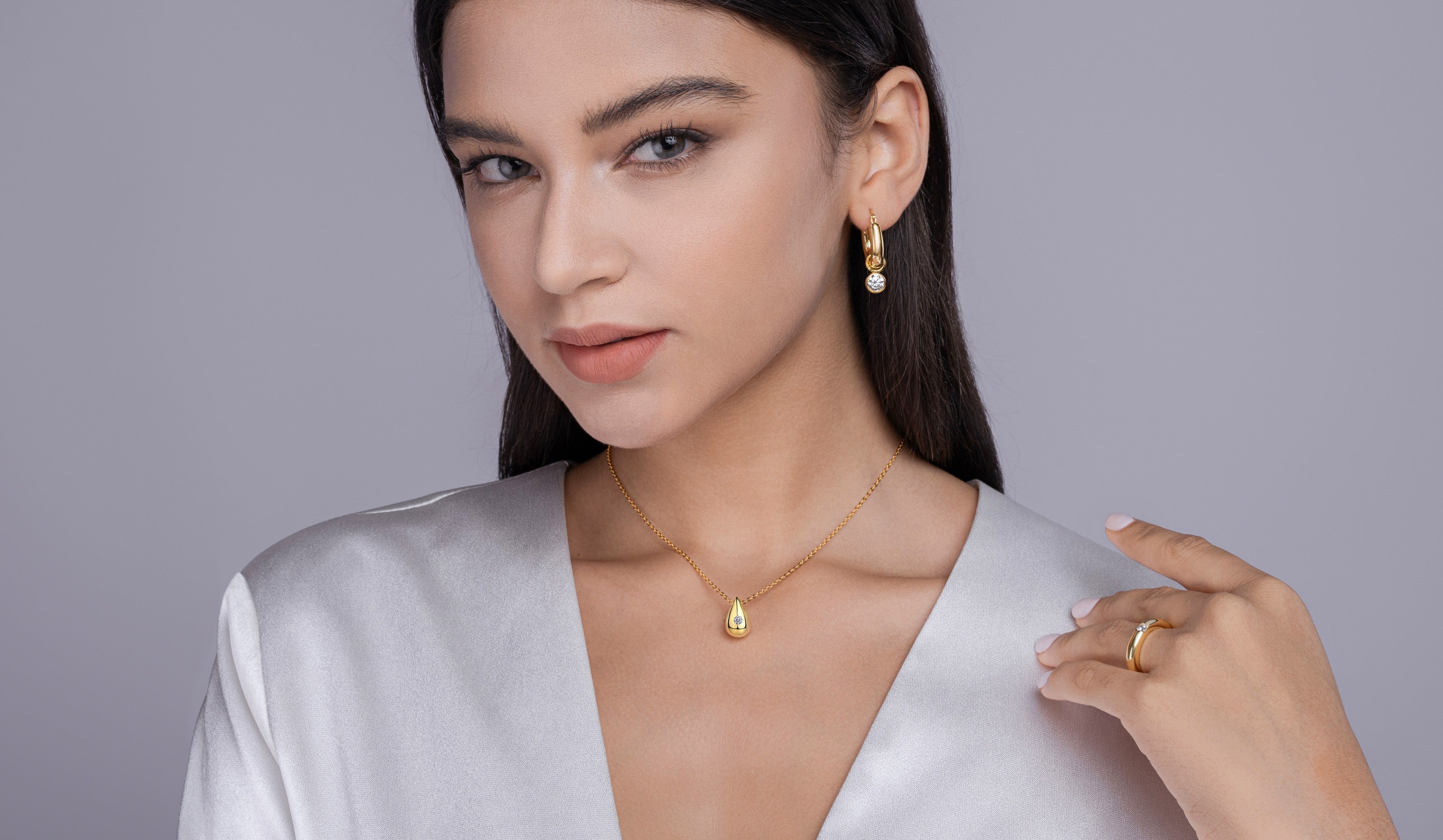 Golden Drop Necklace