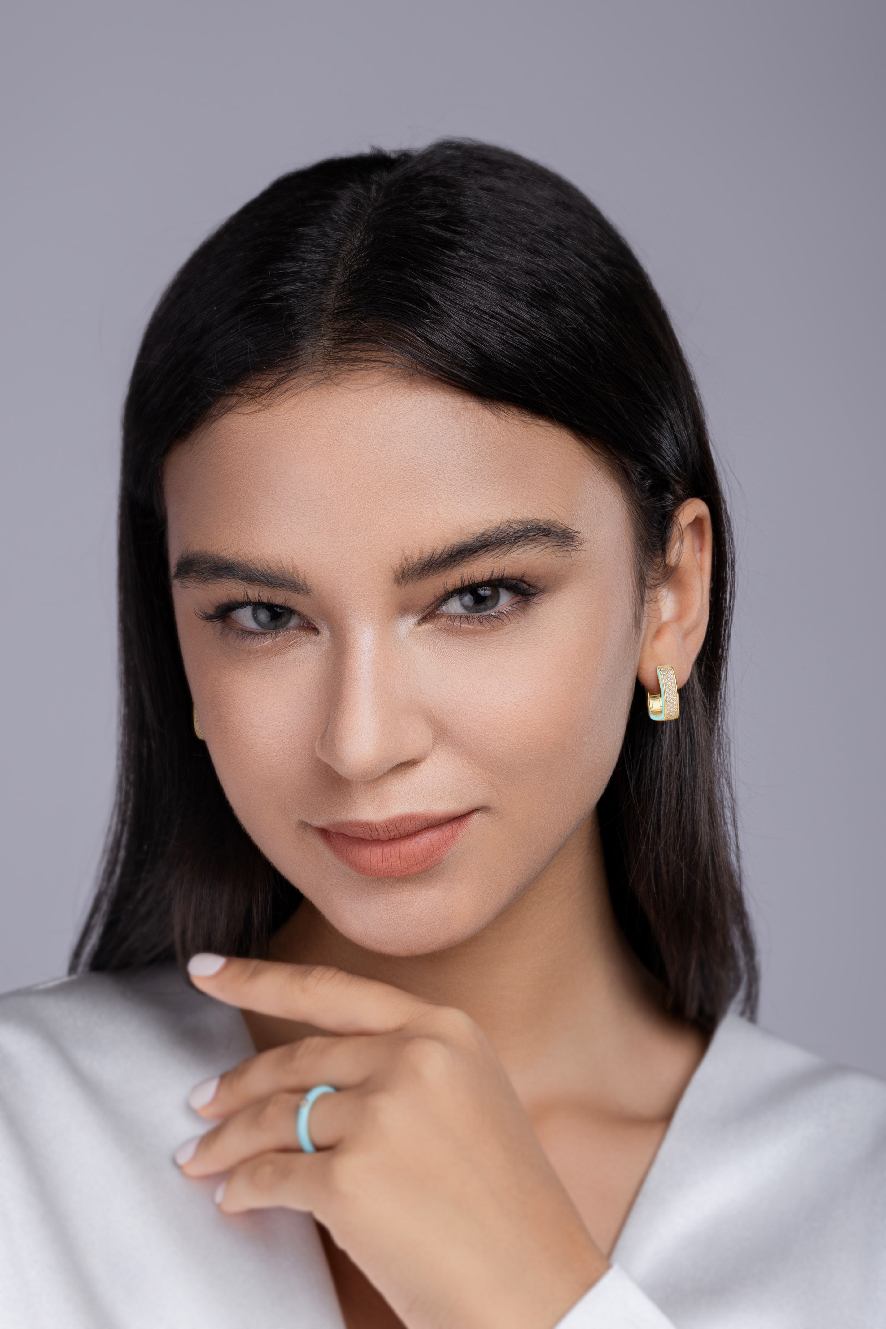 Aqua Luxe Hoops