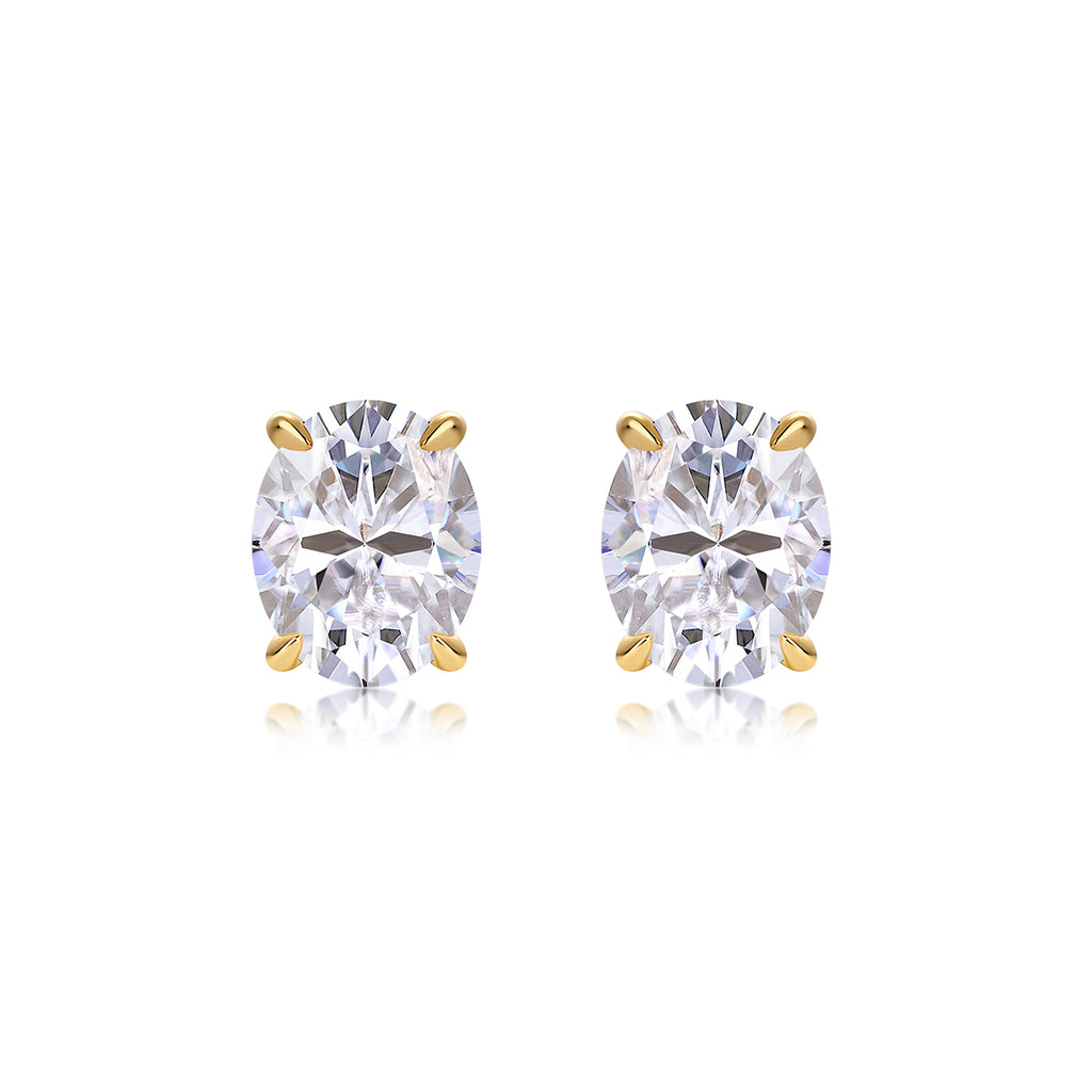 Lumière Oval Studs