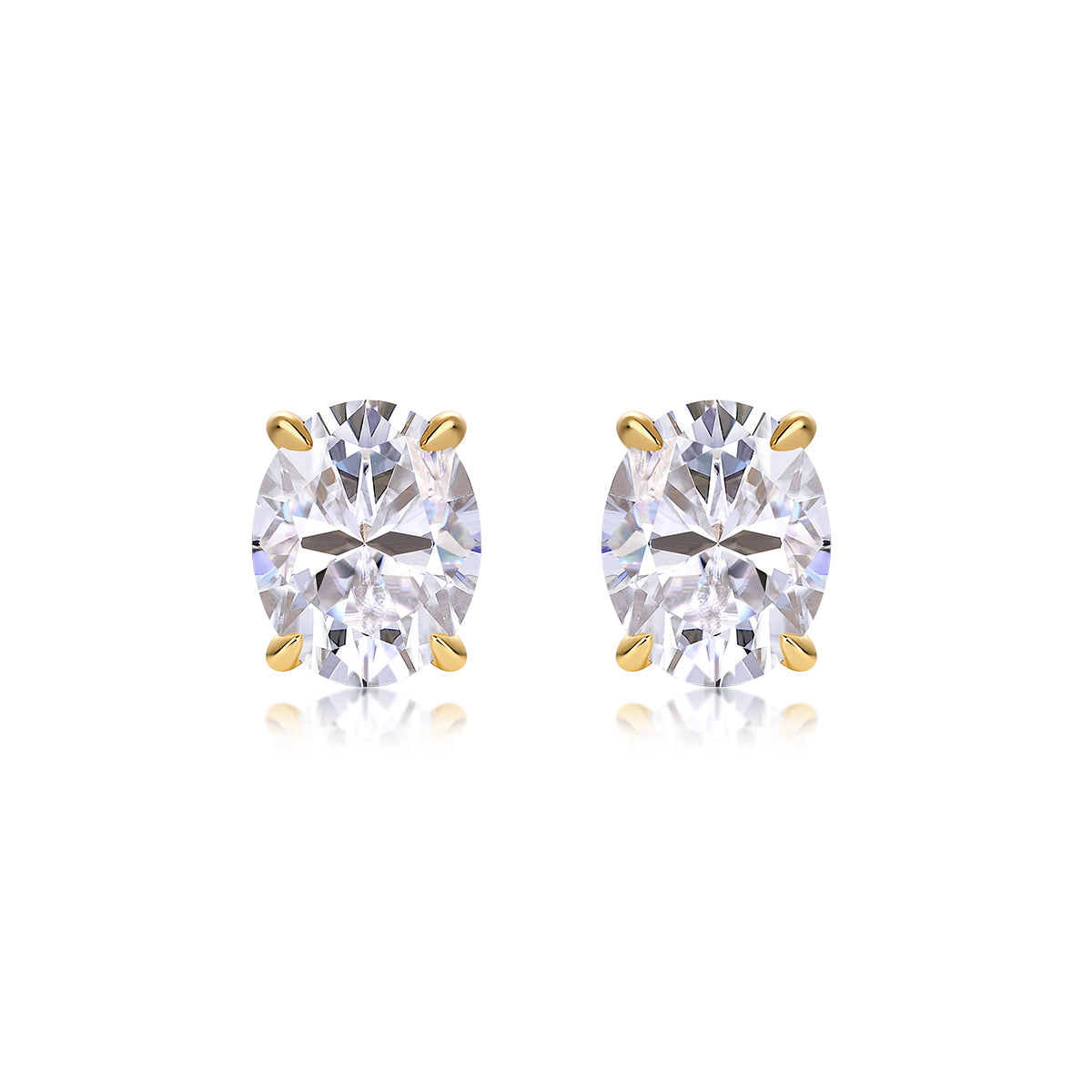 Lumière Oval Studs