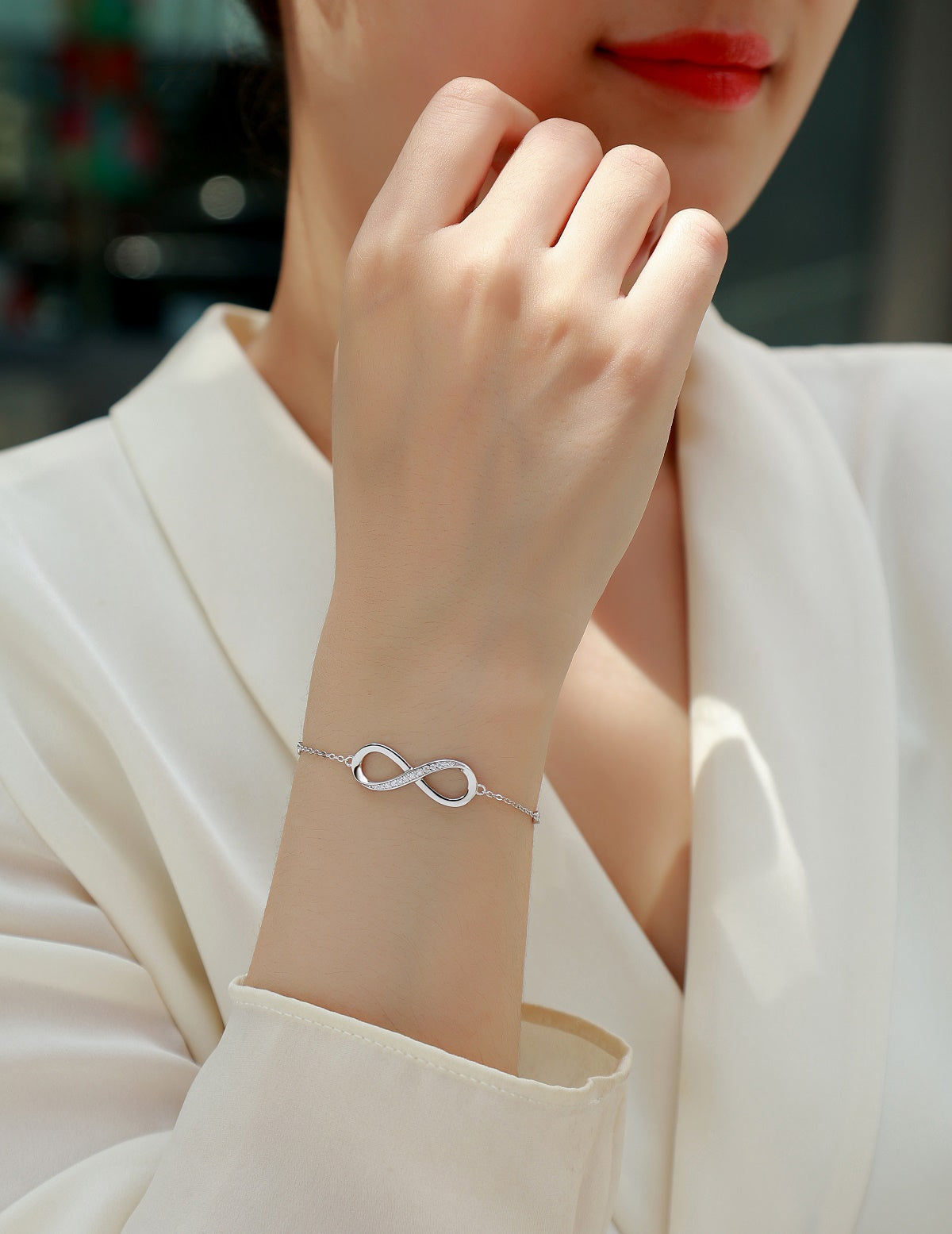 Infinity Silver Bracelet