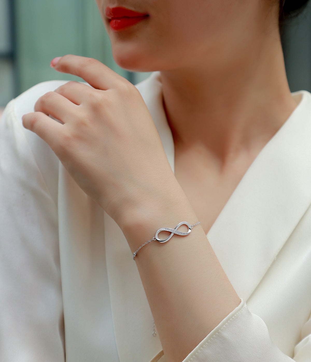 Infinity Silver Bracelet