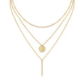 Layered Gold Necklace Set