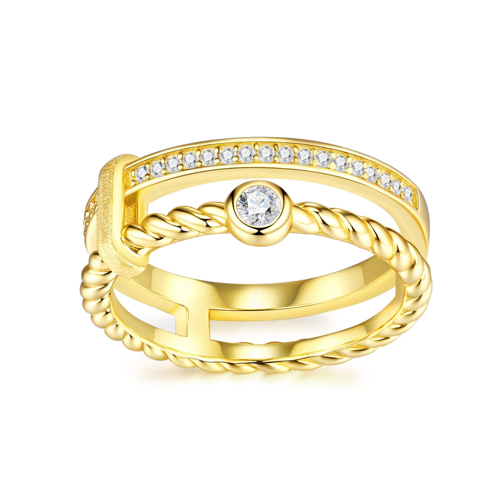 Trinity Twist Ring