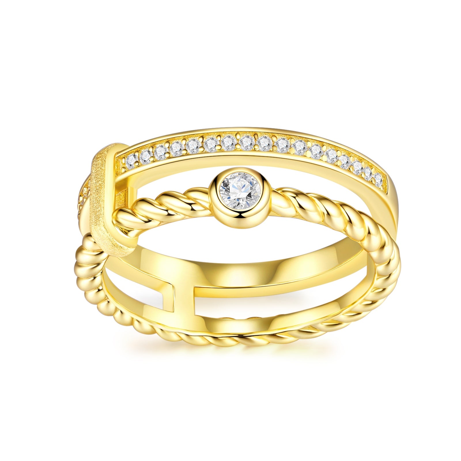 Trinity Twist Ring
