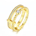 Trinity Twist Ring