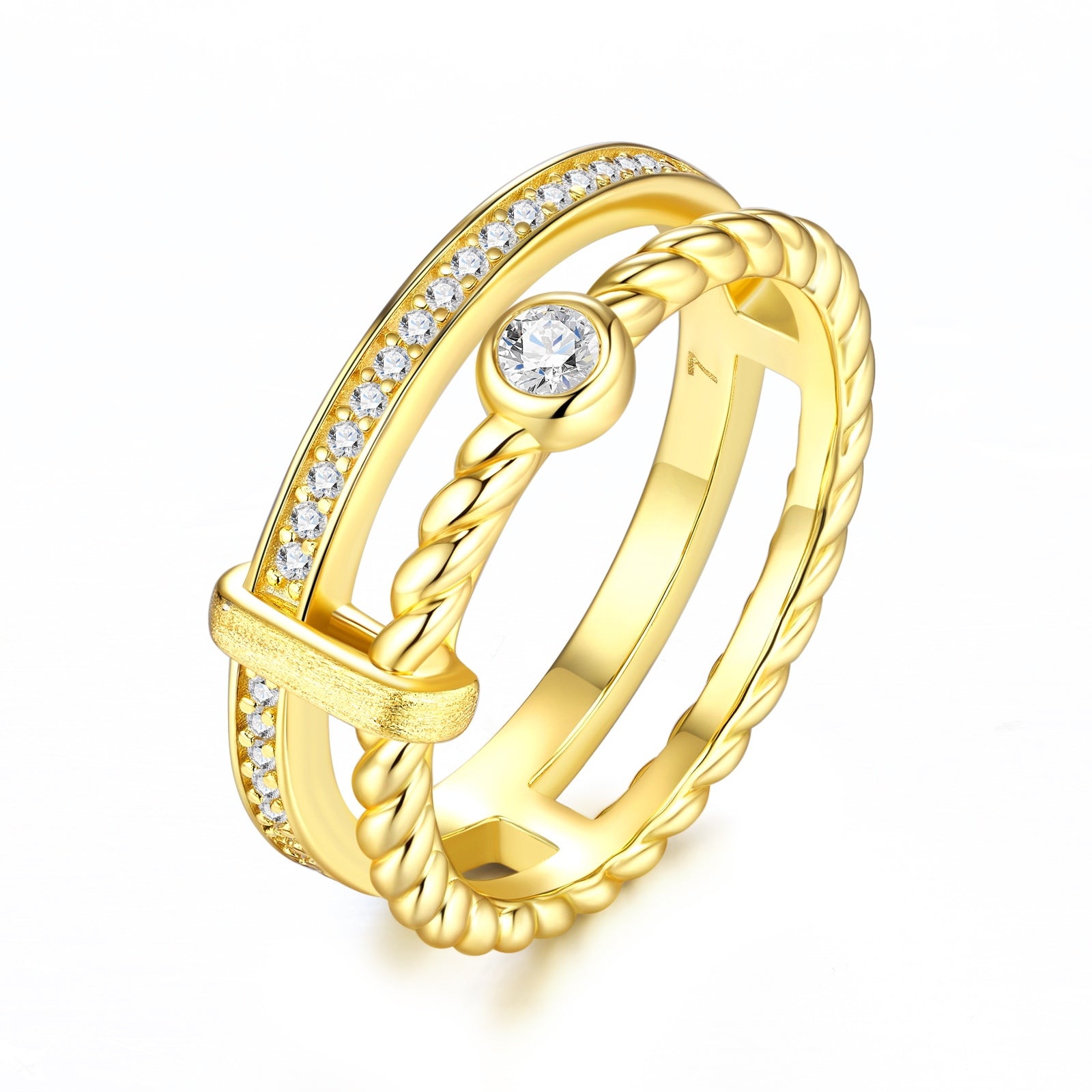 Trinity Twist Ring