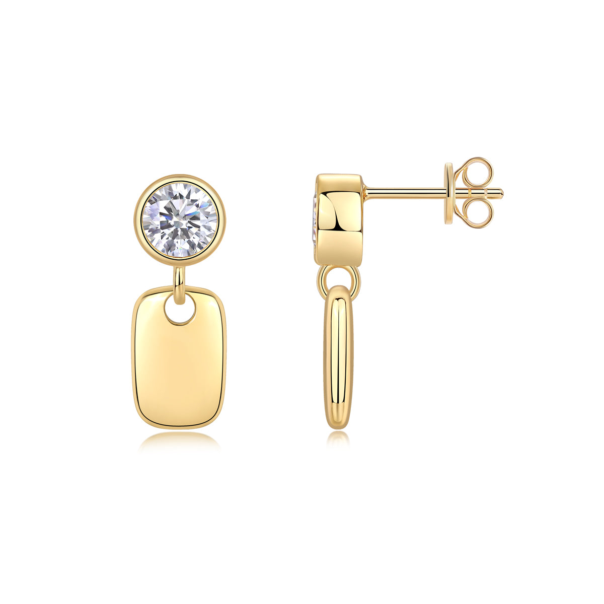 Golden Drop Earrings