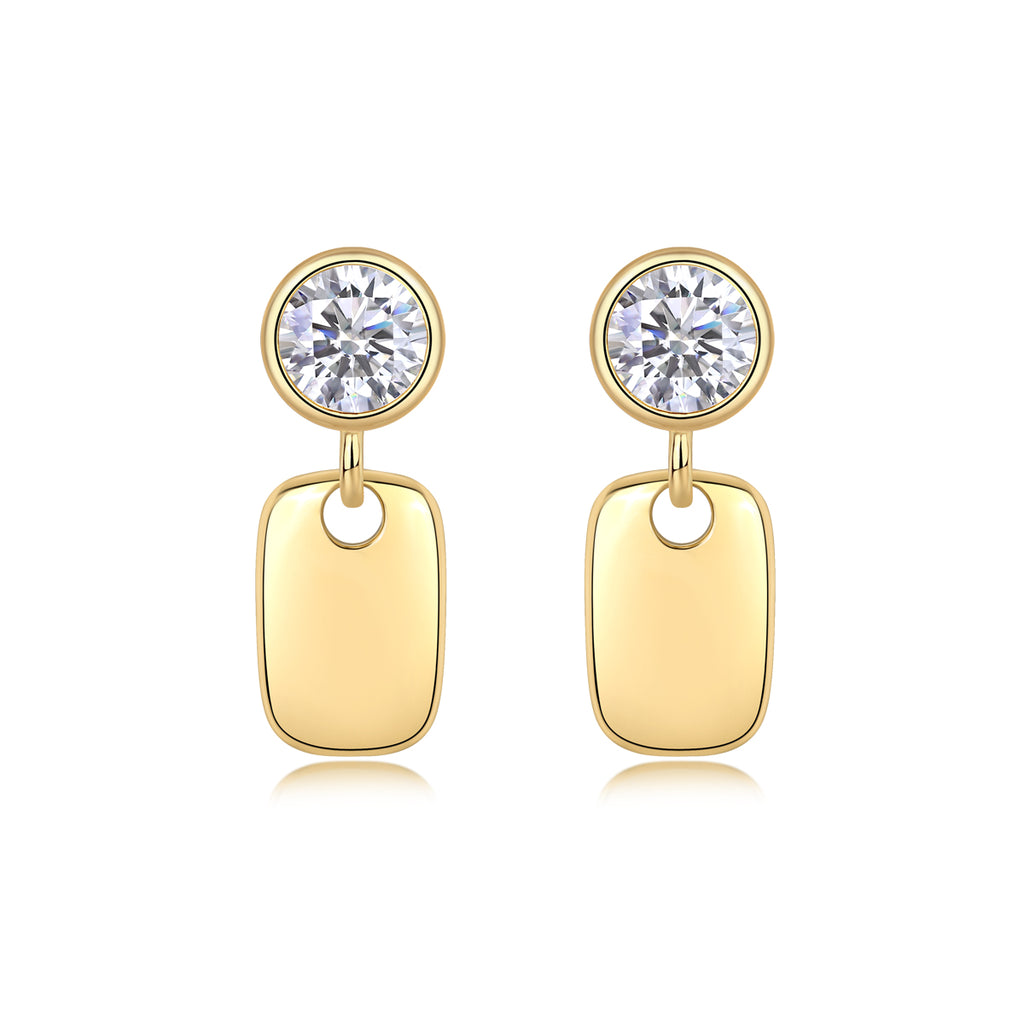 Golden Drop Earrings
