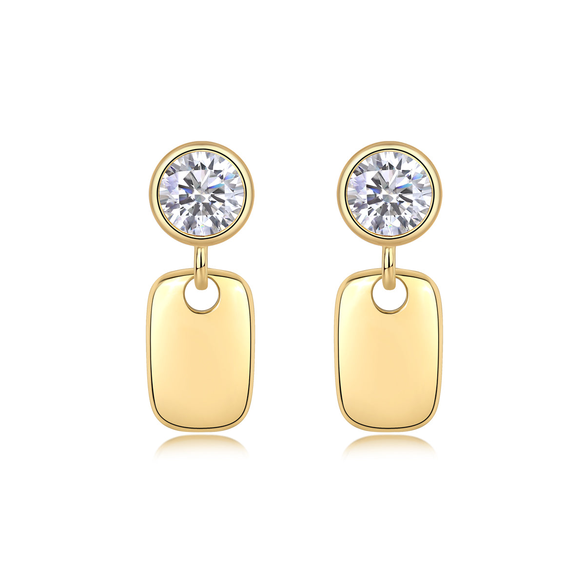 Golden Drop Earrings